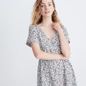 Madewell Button Front Day Dress